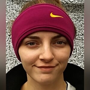 NIKE PURPLE SWOOSH HEADBAND